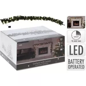 GUIRLANDE 30LED 270CM TIMER BO