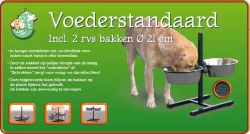 H-standaard+bakken 21cm hamerslag - afbeelding 1