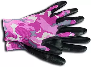 Handschoen cmflg nylon/poly roze mt 8