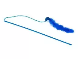 Hengel+bal+furry tail blauw