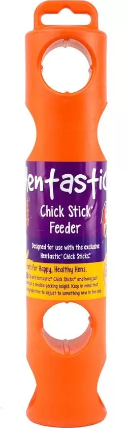 HENTASTIC Chicken sticks feeder oranje 1st - afbeelding 1
