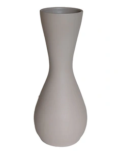 HS POTTERIE Fles petra d17h45cm beige