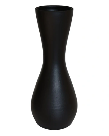 HS POTTERIE Fles petra d17h45cm zwart