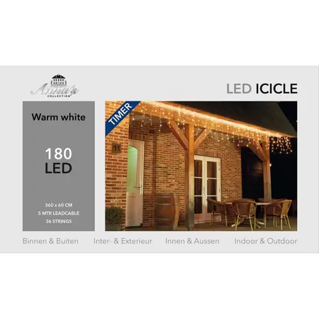IJspegelverl 180l/l60b360cm led warmwit - afbeelding 1