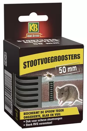 KB Stootvoegrooster 50mm 10st - afbeelding 1