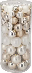 KERSTBAL LICHT GOUD SET 100