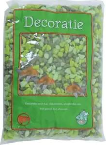 Kg. glitter gravel mix groen