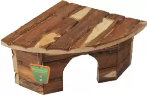 Knaagdierhuis hoekm. natural m 22cm - afbeelding 2