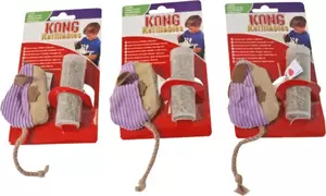 KONG Catnip corduroy muis - afbeelding 1