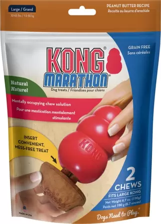Kong Marathon snacks pindakaas large pak a 2 - afbeelding 1