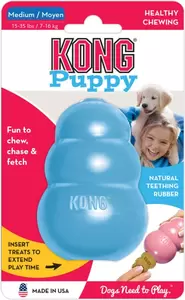 Kong Puppy kong medium groen/wit - afbeelding 1