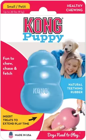 Kong Puppy kong small groen/wit - afbeelding 1