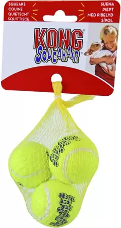 Kong Tennisbal+piep net a 3 s - afbeelding 1