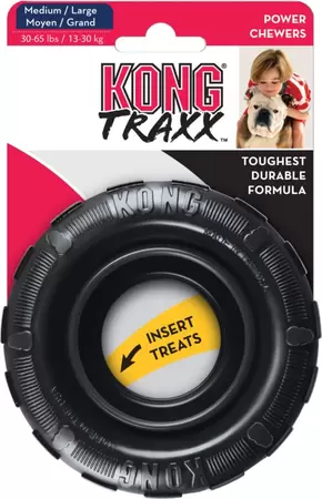 Kong Traxx zwart 11cm m/l - afbeelding 1