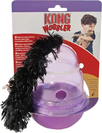 KONG Wobbler met catnip staart - afbeelding 1