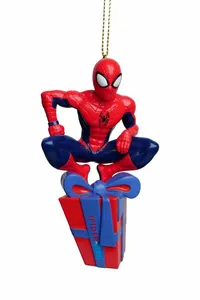 KURT S ADLER Orn.plc spiderman present l8cm
