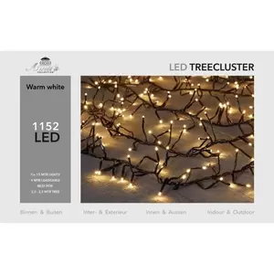 Led Boomcluster 2.2-2.5m 1152l, l15mtr warmwit - afbeelding 1