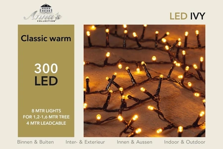 Led classic ivy 300l/l8m zwart - afbeelding 2