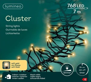 Led cluster 7m-768l zwrt/soft gold