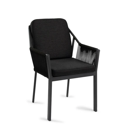 Liv Dining Chair Stackable Black - afbeelding 1