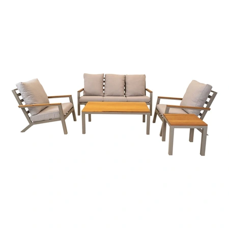 Loungeset donnan beige - afbeelding 2