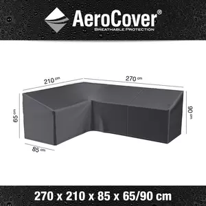 Lounge cover L left 270x210x85xH65/90 HB - afbeelding 2