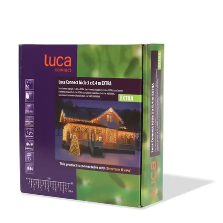 LUCA LIGHTNING Connect xp icicle  l300h40cm 50l helder - afbeelding 1