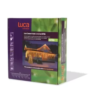 LUCA LIGHTNING Connect xp icicle  l300h40cm 50l helder - afbeelding 1