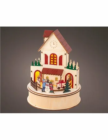 LUMINEO CHRISTMAS VILLAGES Led scenery d15h20.3cm kleuren/wwit - afbeelding 2