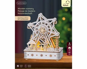 LUMINEO CHRISTMAS VILLAGES Led scenery l11b20h25cm8l ntrl/wwit