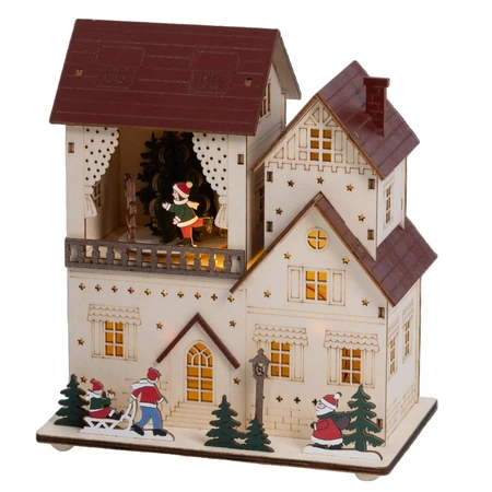 LUMINEO CHRISTMAS VILLAGES Led scenery l12b19h22cm-3l warm wit