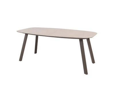 Manolo eettafel terre met printed keramiek top 180 x 95 cm