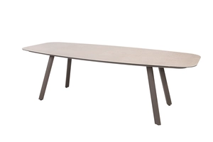 Manolo eettafel terre met printed keramiek top 240 x 103 cm
