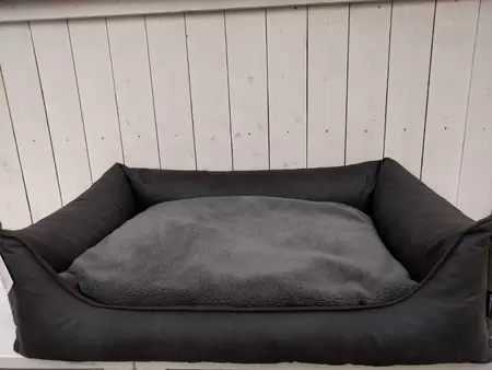 Maxxnobel Orthopedisch sofa leder zwart L120B85