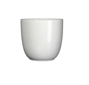MICA DECORATIONS Pot tusca d10h9cm wit glans