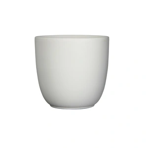 MICA DECORATIONS Pot tusca d7.5h6.5cm wit mat