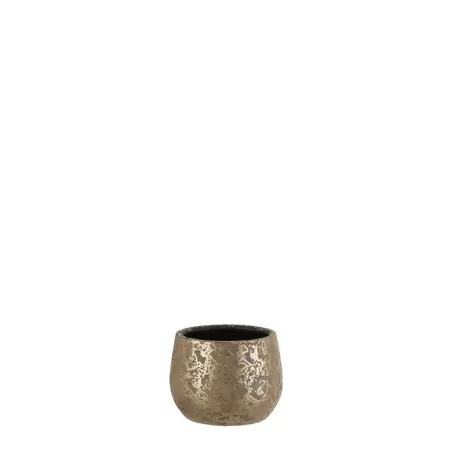 MICA Pot clemente d16.5h13cm goud