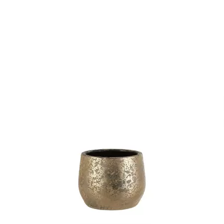 MICA Pot clemente d19.5h15.5cm goud