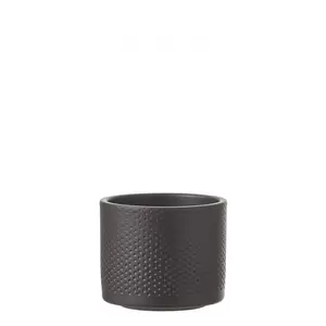 MICA Pot era d12h10cm donkergrijs