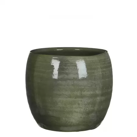 MICA Pot lester d24h22cm groen