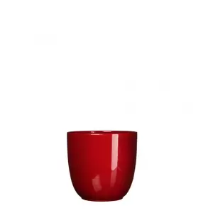 MICA Pot tusca d12h11cm d.rood glans - afbeelding 1