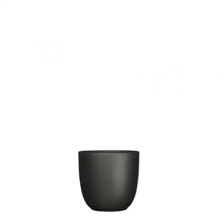 MICA Pot tusca d12h11cm zwart mat - afbeelding 1