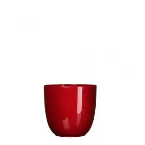 MICA Pot tusca d13.5h13cm d.rood glans - afbeelding 1