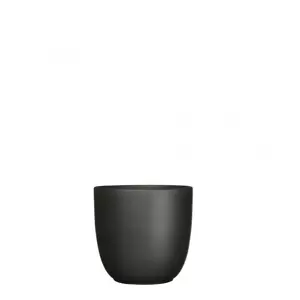 MICA Pot tusca d14.5h14cm zwart mat - afbeelding 1