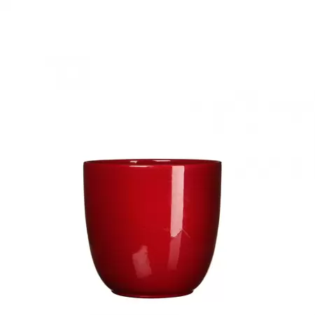 MICA Pot tusca d17h16cm d.rood glans - afbeelding 1