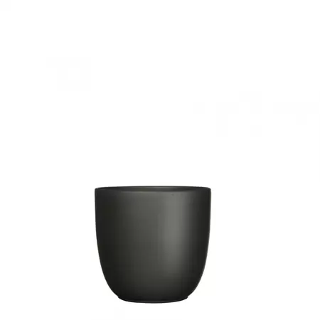 MICA Pot tusca d17h16cm zwart mat - afbeelding 1