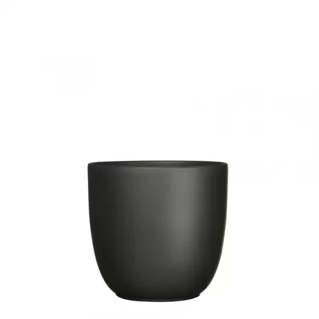 MICA Pot tusca d22.5h20cm zwart mat - afbeelding 1