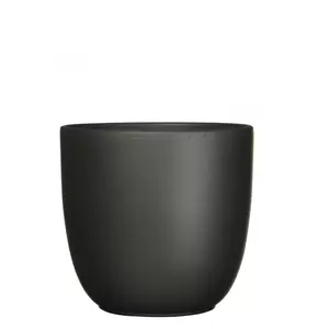 MICA Pot tusca d31h28.5cm zwart mat