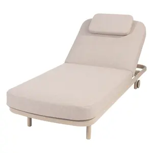 Milano ligbed latte incl. kussen en hoofdsteun