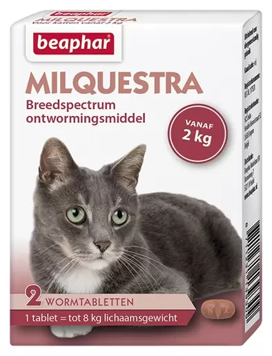 Milquestra kat 2-12kg 2 tabletten